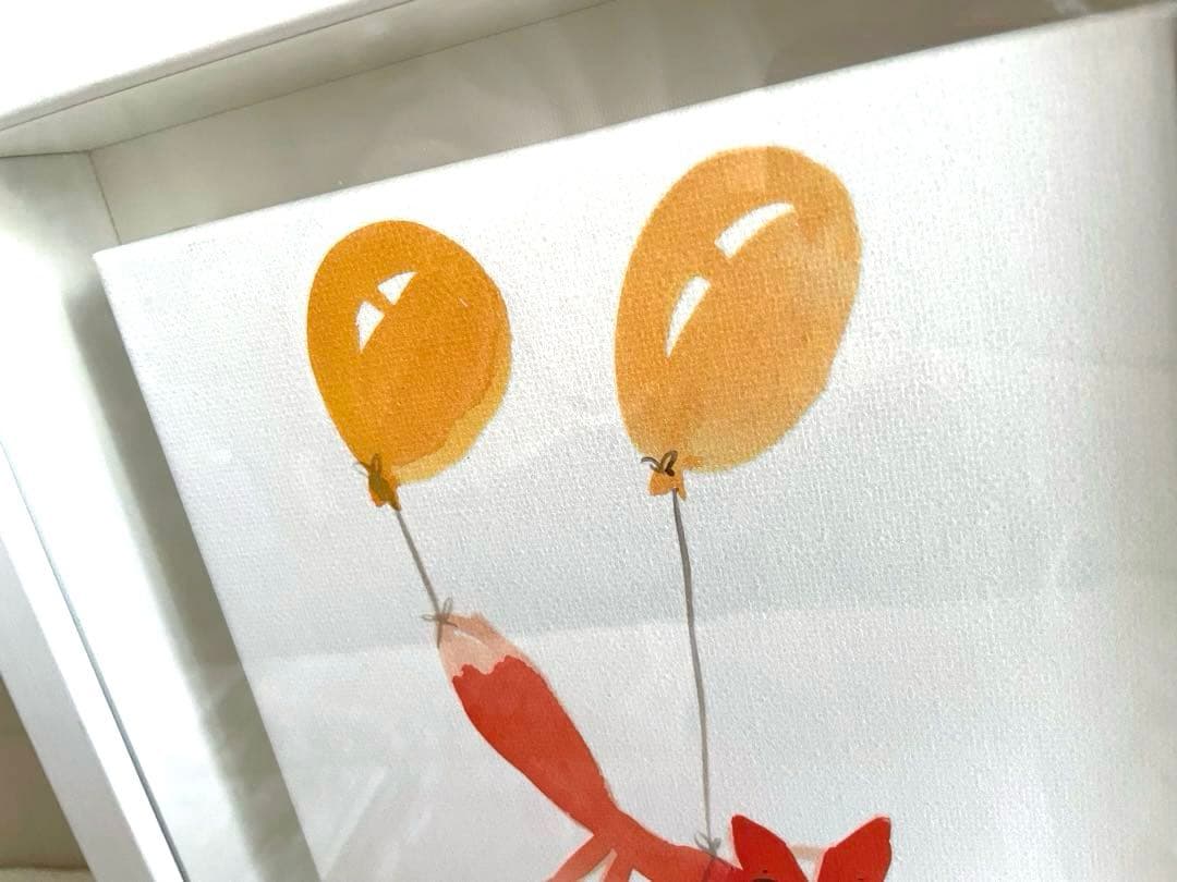 DONNA WILSON 絵画 風船で空中散歩 シリアルナンバー サイン入り