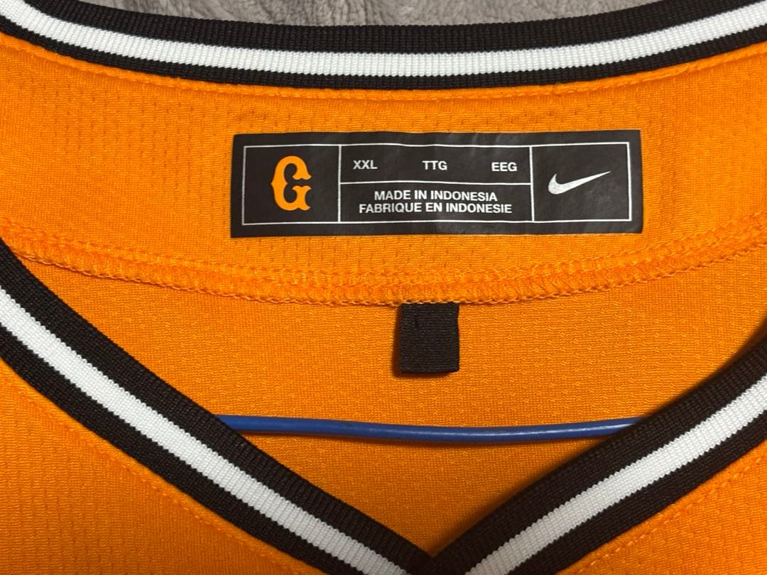 読売ジャイアンツ2025橙魂レプリカユニホーム4thユニ背番号なしSize2XL