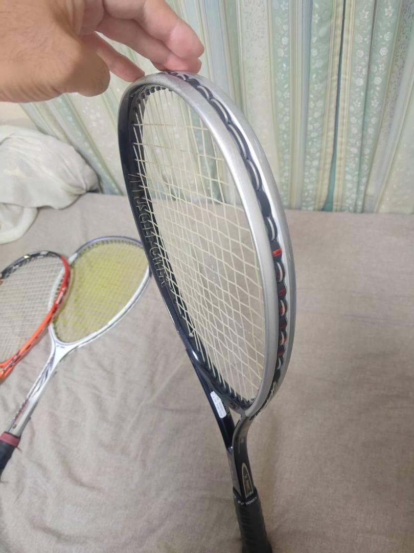 ソフトテニスラケット 3本セット 名機マッスルパワー700等 軟式テニス