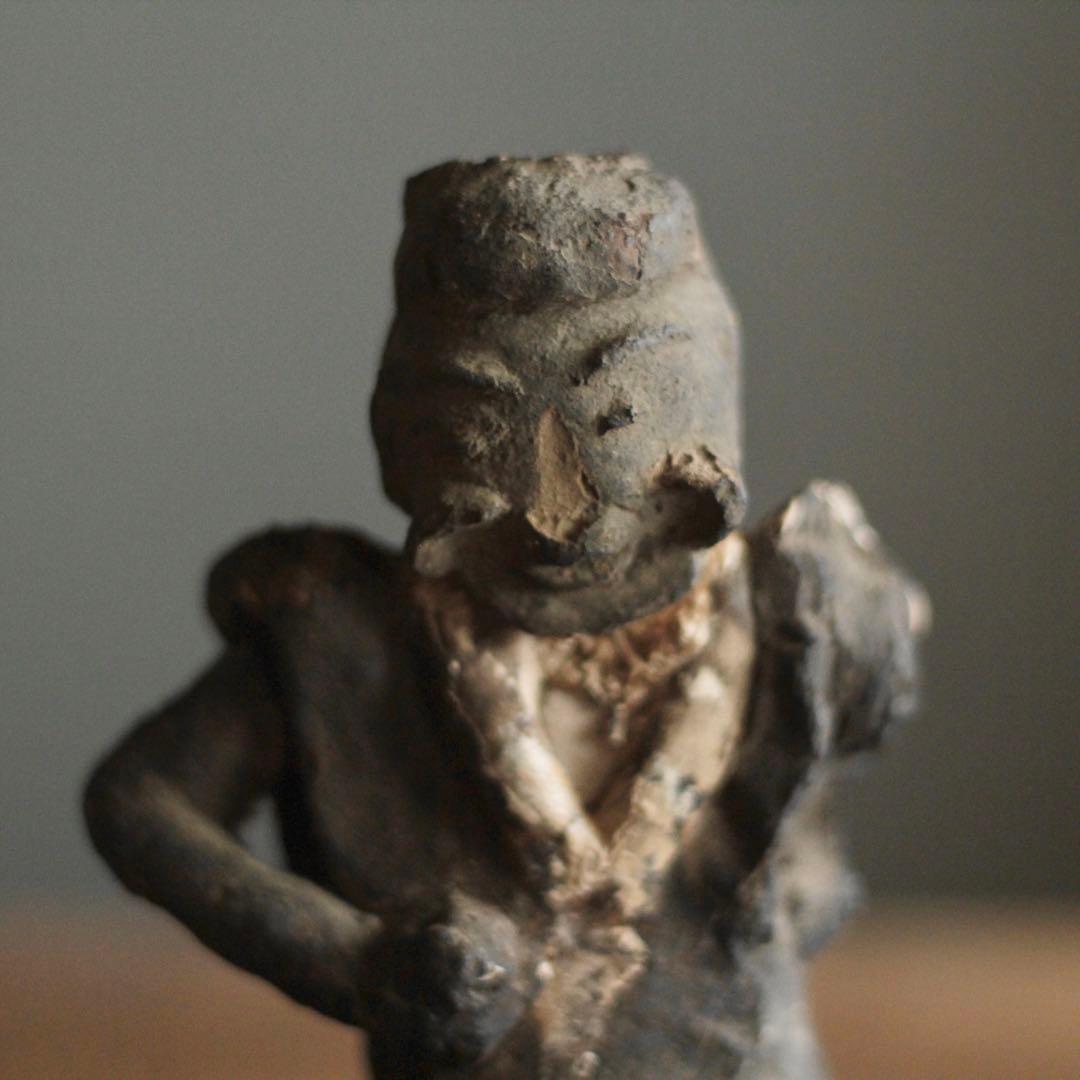 古い 土人形 恵比寿さん 古美術 古道具 アンティーク オブジェ