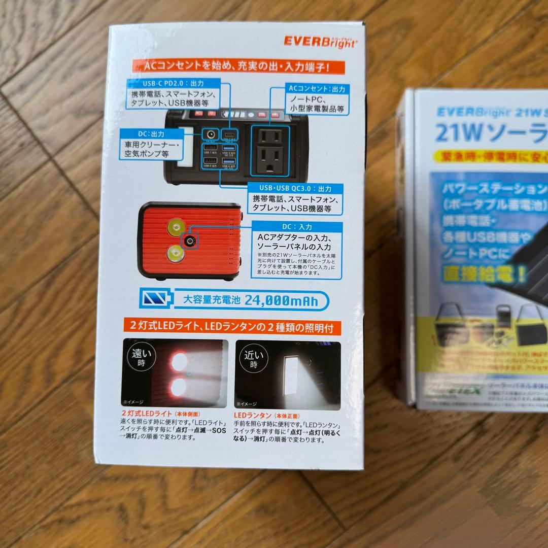 エバーブライト　メガパワーステーション・ソーラーパネル　メガパネ　21W