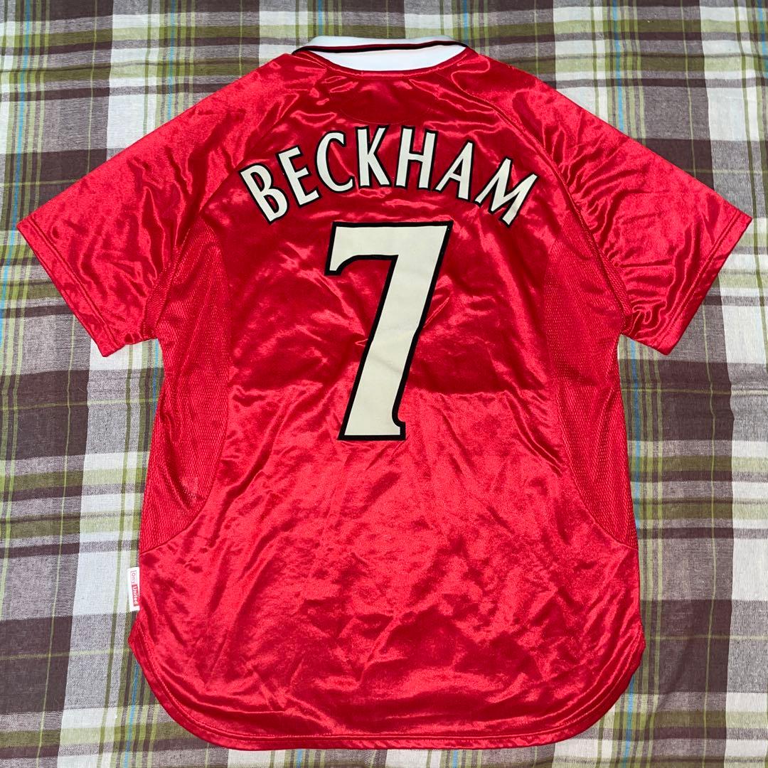 UMBRO マンチェスターユナイテッド　ベッカム　ユニホーム　Lサイズ