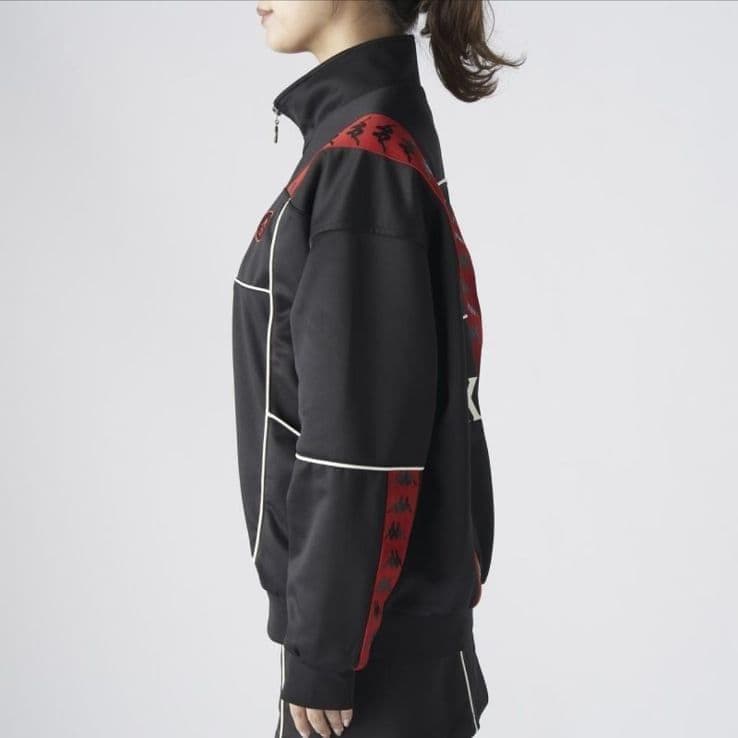 ☘️新品 カッパ Kappa トラックジャケット ジャージ ユニセックス 黒 L