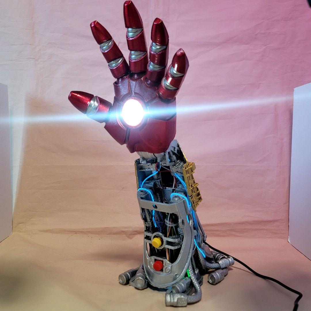 【アイアンマン】新品 1/1 ガントレットライト アーム ハンド LEDライト