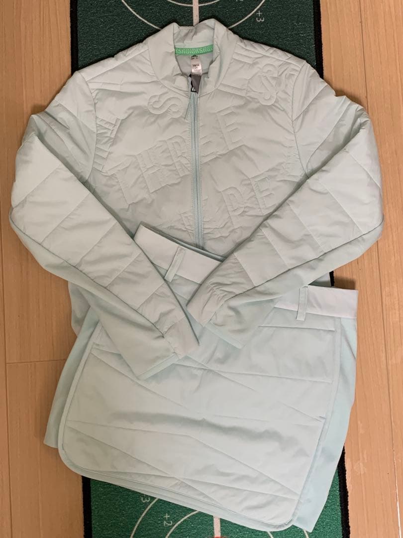 【adidas 】ゴルフキルトジャケット＆スカート　 セットアップ
