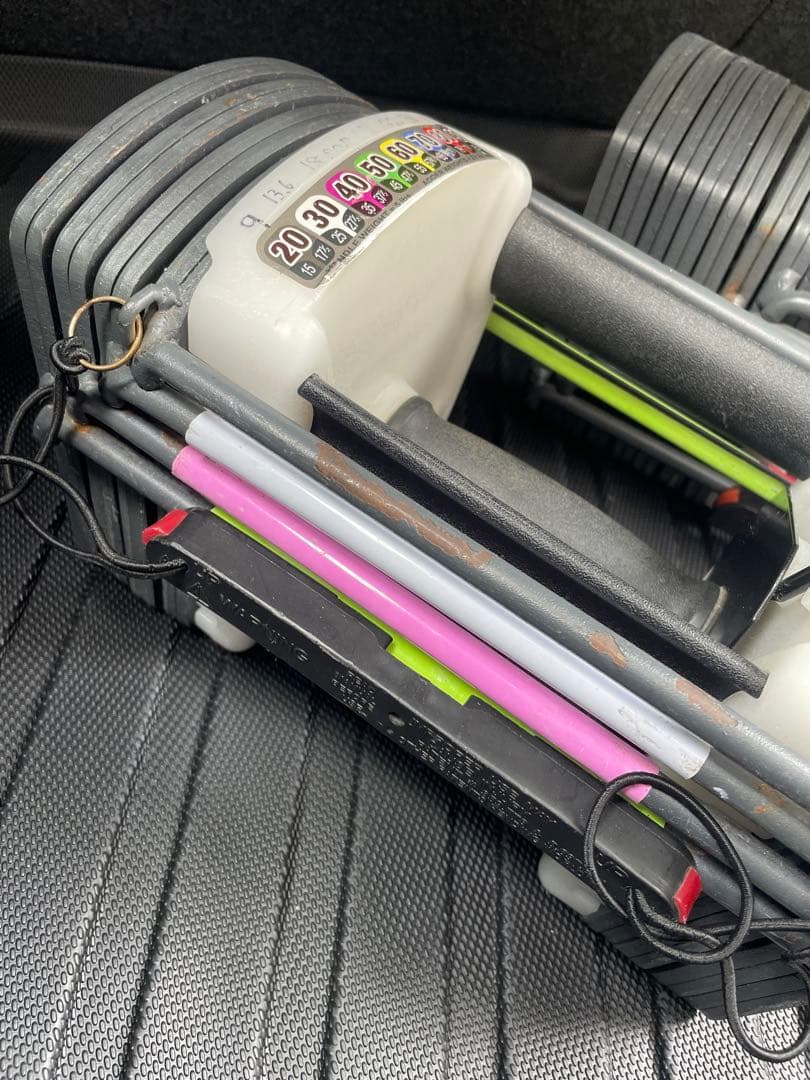 TOPFILMパワーブロック 可変式ダンベル 約41kg・22kg 2個セット