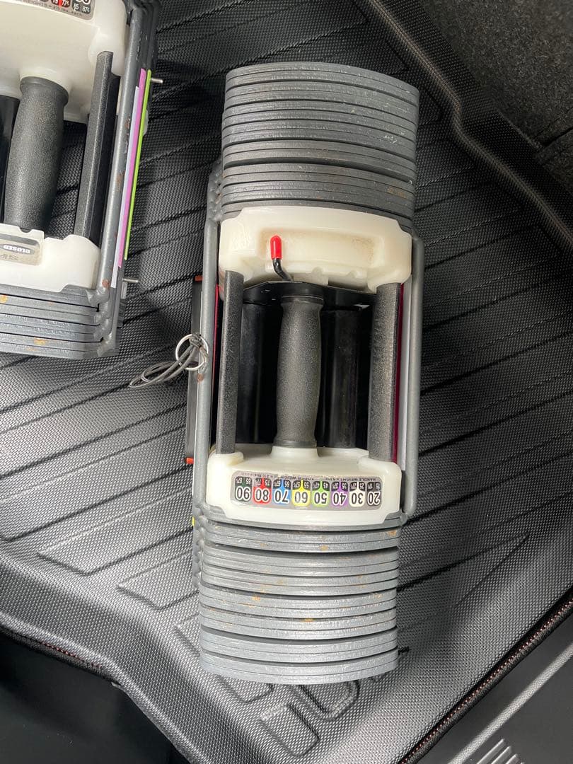 TOPFILMパワーブロック 可変式ダンベル 約41kg・22kg 2個セット