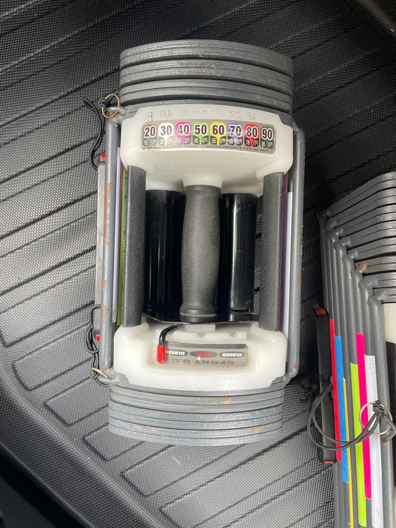 TOPFILMパワーブロック 可変式ダンベル 約41kg・22kg 2個セット