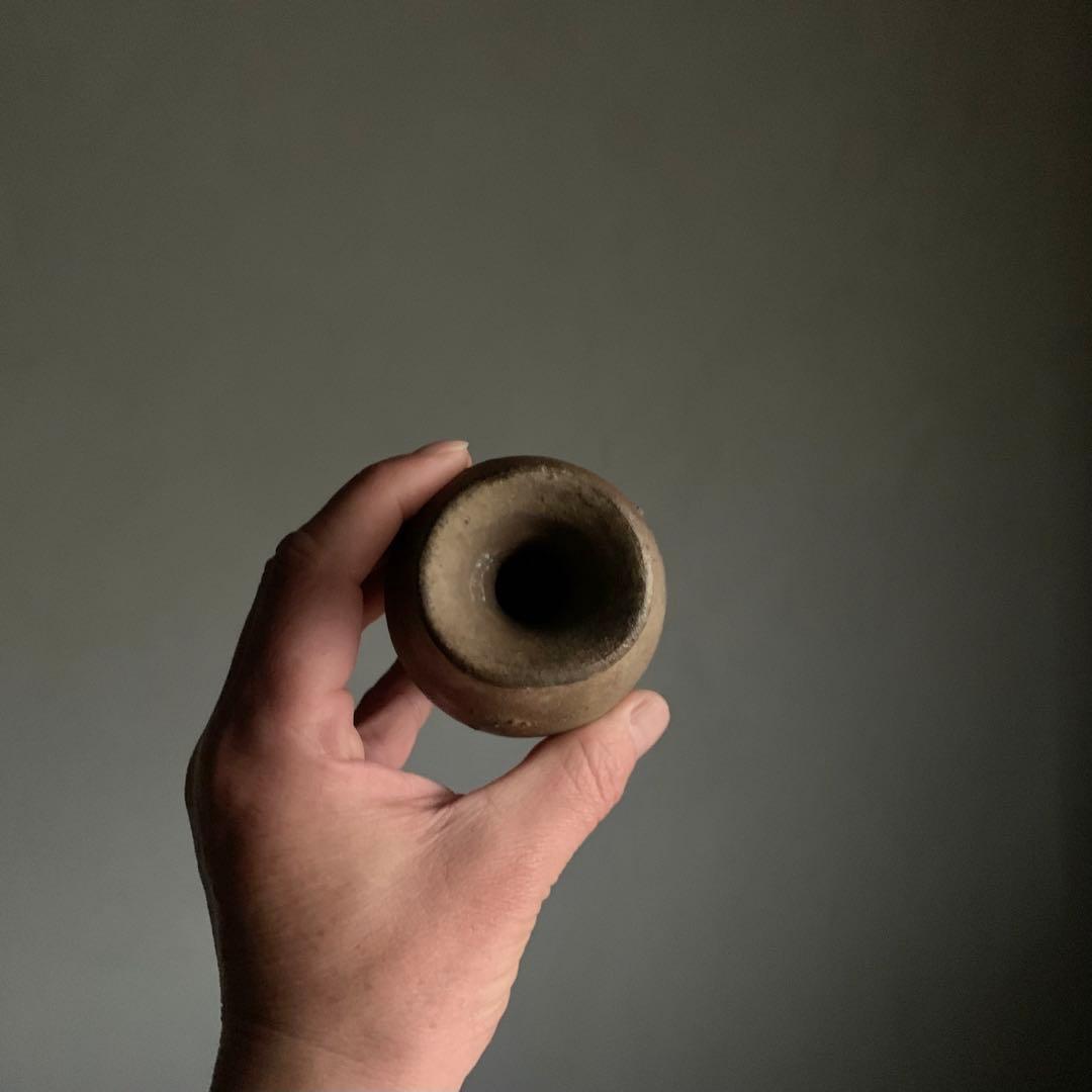 喜名・知花 焼締台付瓶 徳利 琉球美術 古美術 酒器 古道具 アンティーク