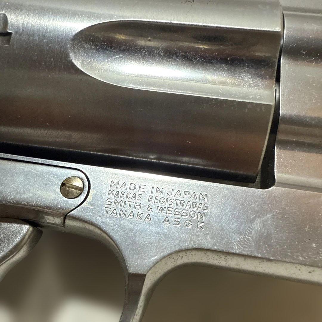 TANAKA ASGK M500 S&W ガスリボルバー シルバー マグナム