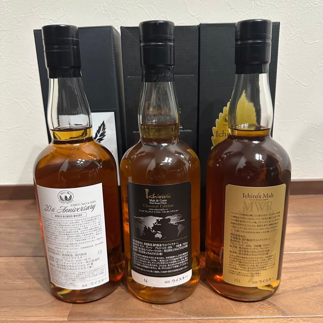 イチローズモルト 20周年 MWR クラシカル 3本セット