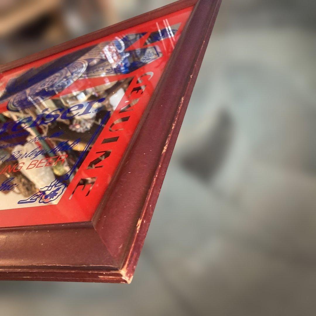 希少　バドワイザー　パブミラー　アンティーク　ヴィンテージ　レトロ