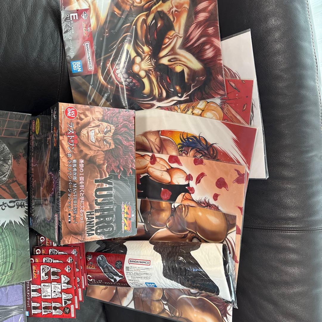 【完全未開封】一番くじ刃牙　範馬勇次郎ラストワン、C賞おまけたくさんセット