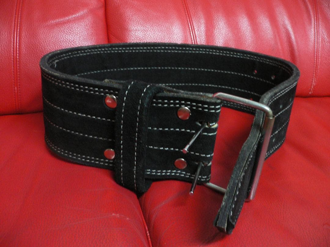 パワーリフティング　スゥエード　ベルト