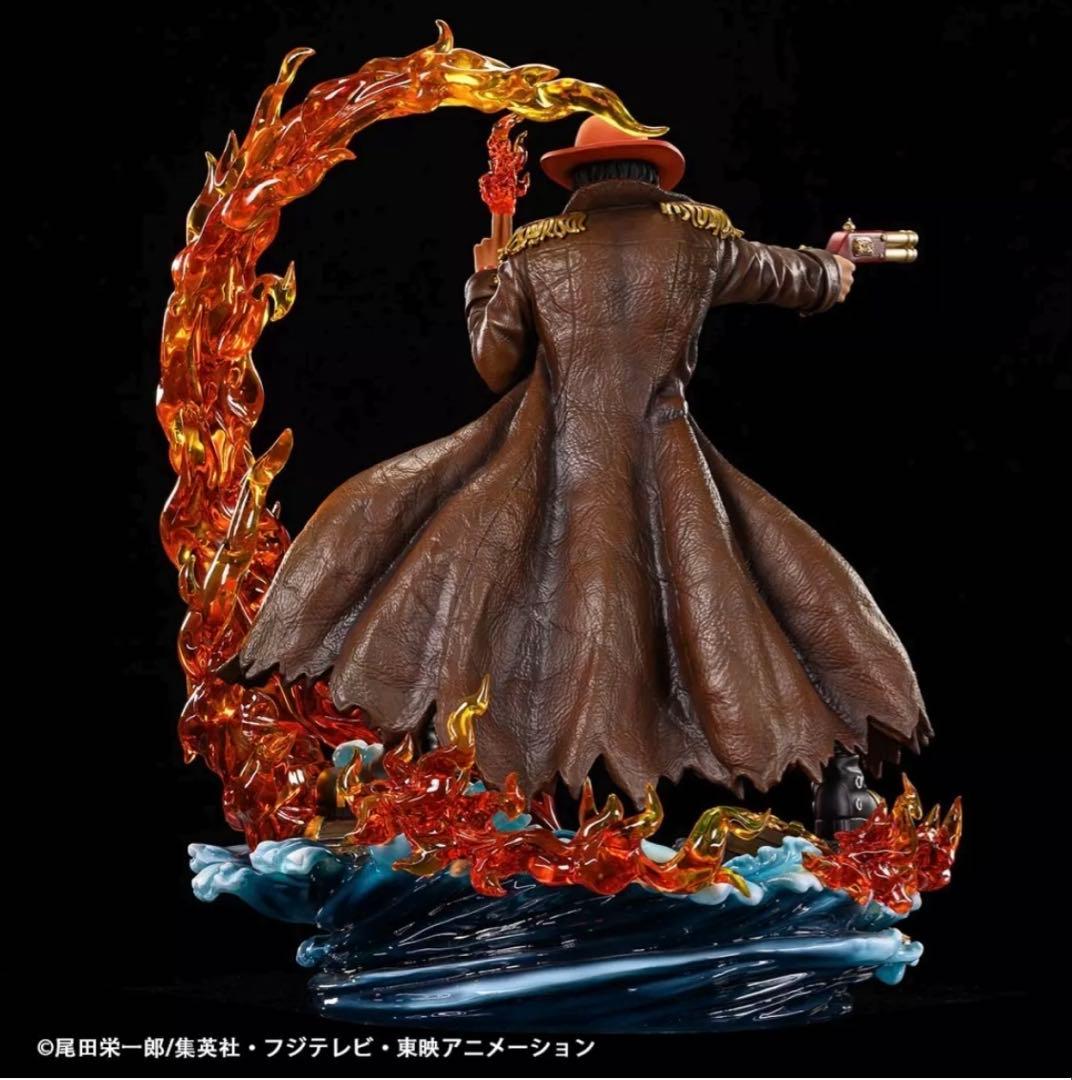 【超大型】ワンピース ログコレクション エース 1/4 スタチュー フィギュア