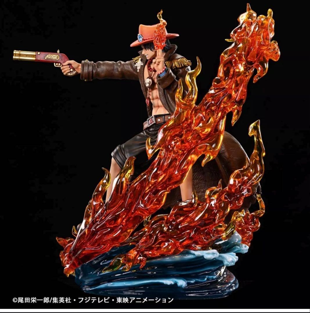 【超大型】ワンピース ログコレクション エース 1/4 スタチュー フィギュア