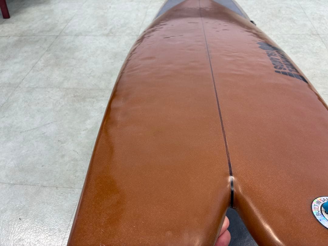 『手渡し限定』アルメリックCI Fish 5‘8 【希少スペック/ブラウン】