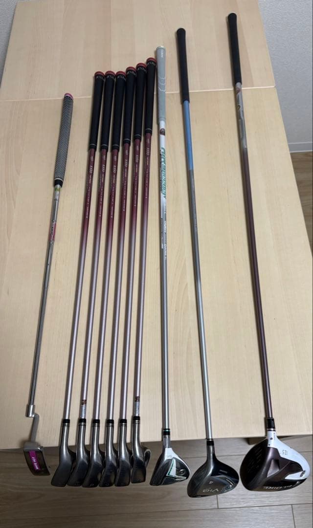 レディース クラブセット10本 グローレ/ゼクシオ9/SIM GLOIRE