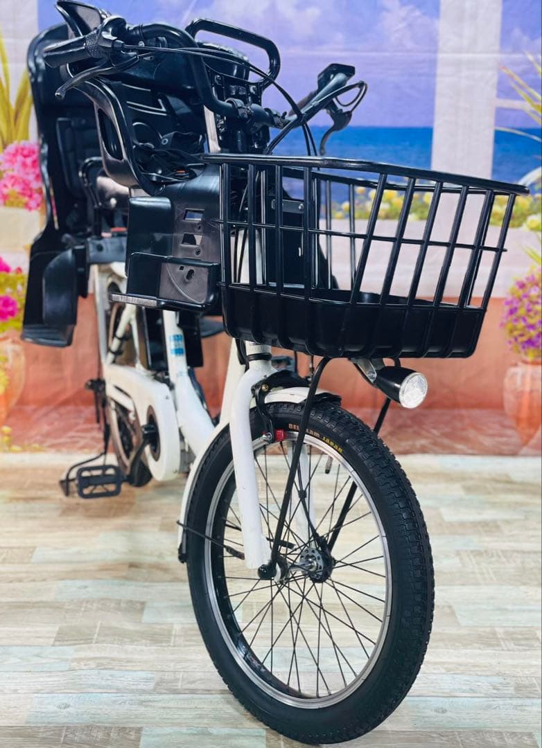 Y2374ギュットアニーズ⭐️16AH！パナソニック子供乗せ電動アシスト自転車