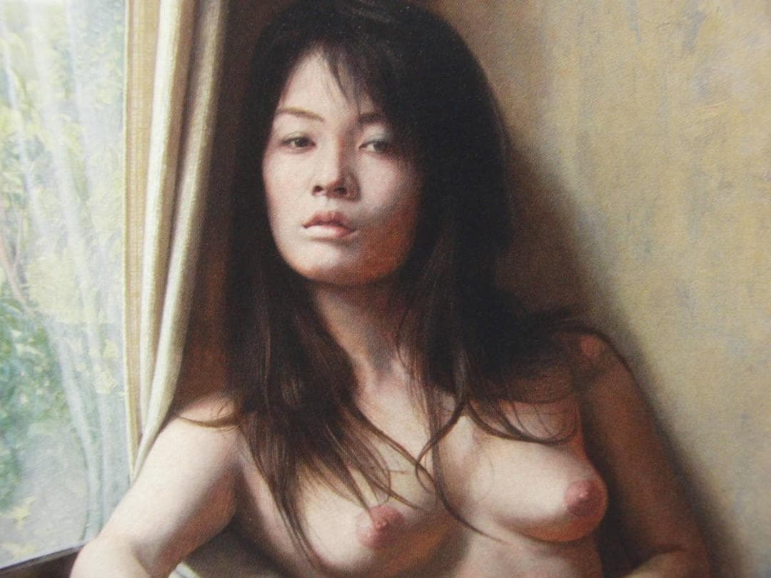 小尾 修、静寂の声、厳選、希少画集・額装画、写実、人気作品、新品高級額 額装付