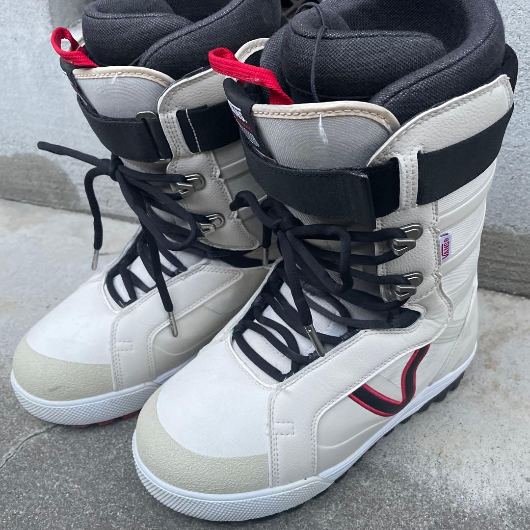 VANS スノーボードブーツ ホワイト/ブラック/レッド