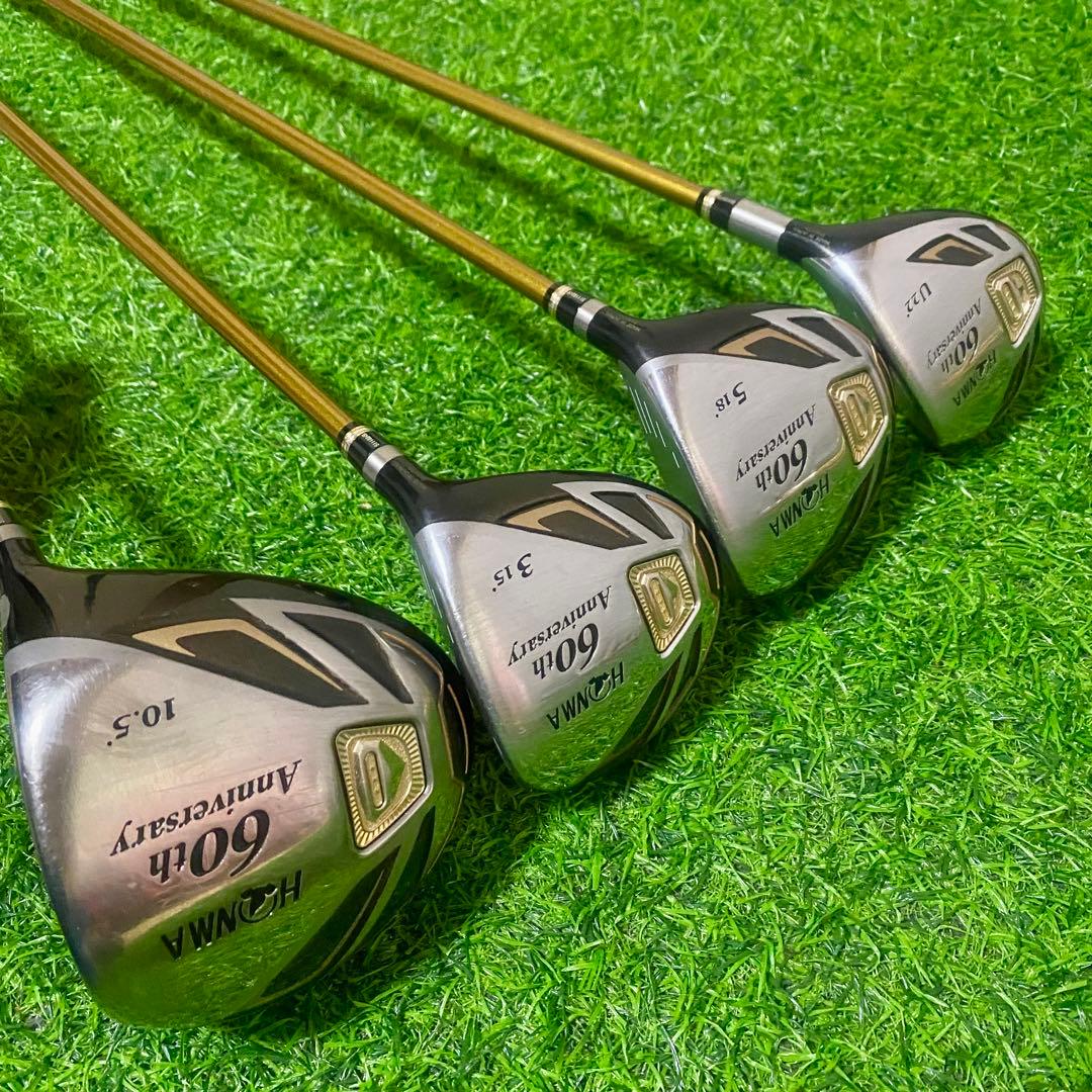 ホンマ 60th Anniversary 60周年記念 クラブ 13本 3S R