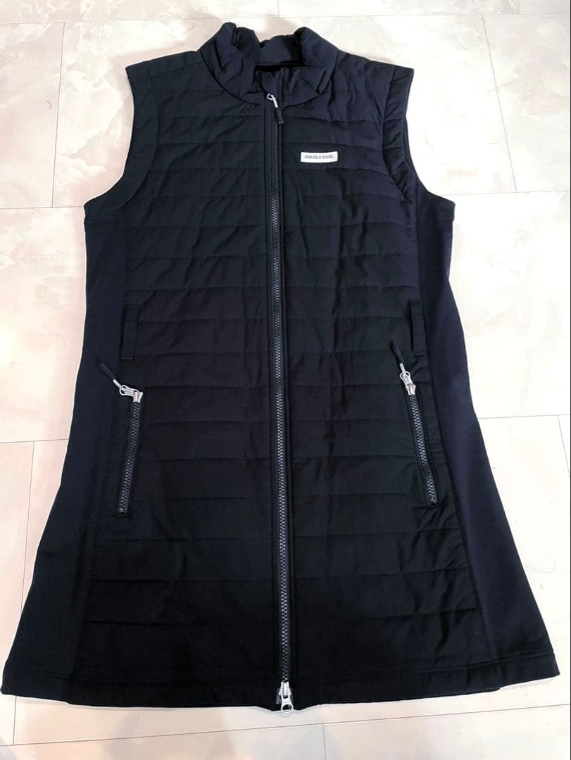 美品　レディース　ブリーフィング　中綿　ノースリーブ　ワンピース　サイズL