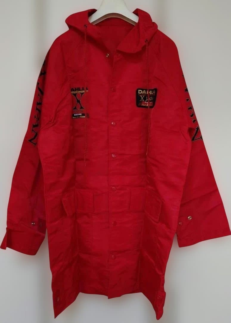 未使用　XJAPANジャパン/DHALIAダリア/レインコート/レッド