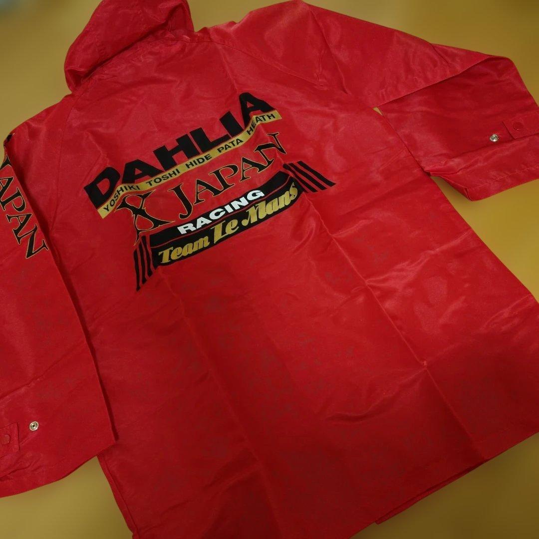 未使用　XJAPANジャパン/DHALIAダリア/レインコート/レッド