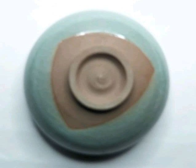 茶道具 青磁茶碗 大川内 小笠原長春 共箱