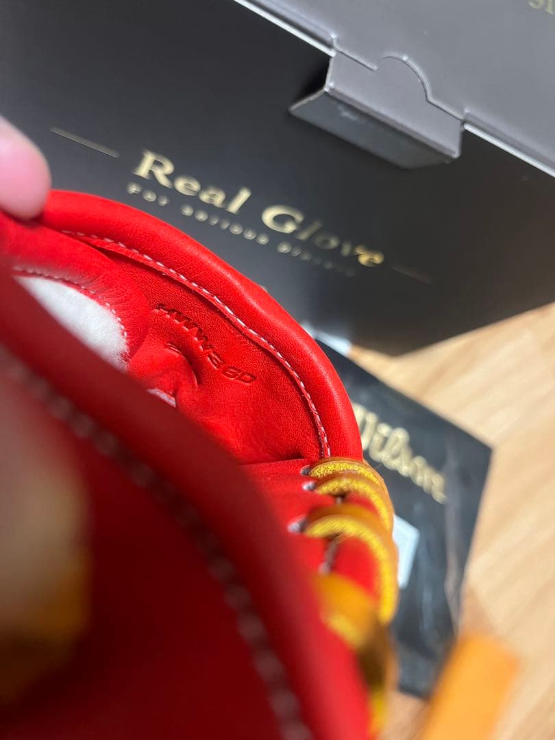 ウィルソンスタッフ 硬式ファーストミット Eオレンジ WBW101113