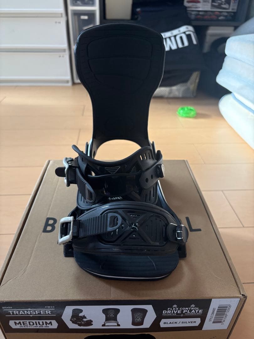 BENT L TRANSFER ビンディング ブラック M