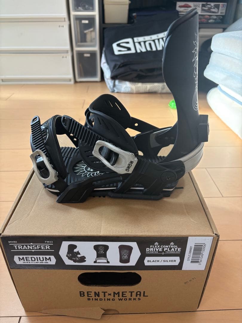 BENT L TRANSFER ビンディング ブラック M