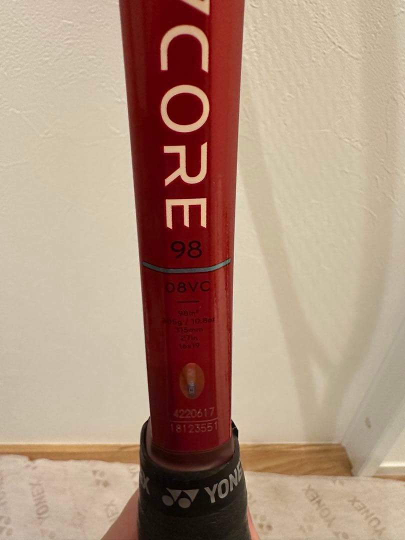 最新モデルYONEX vcore 98 08vc98 Ｇ3