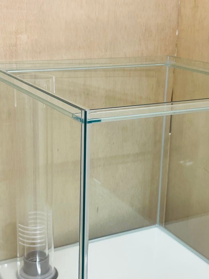 特注フランジ付き仕様450キューブ　オーバーフロー水槽