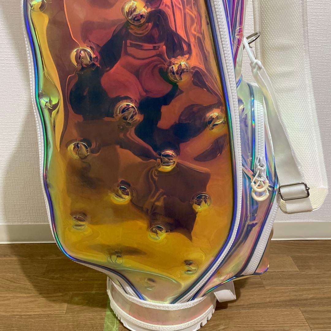 ホンマ キャディーバッグ　9型オーロラ ホワイト CB12060 スケルトン