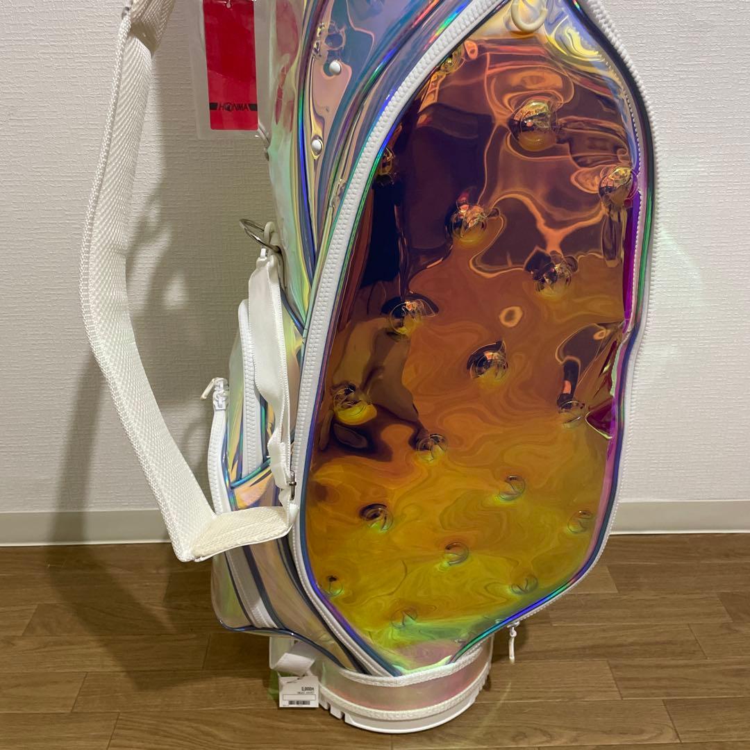 ホンマ キャディーバッグ　9型オーロラ ホワイト CB12060 スケルトン