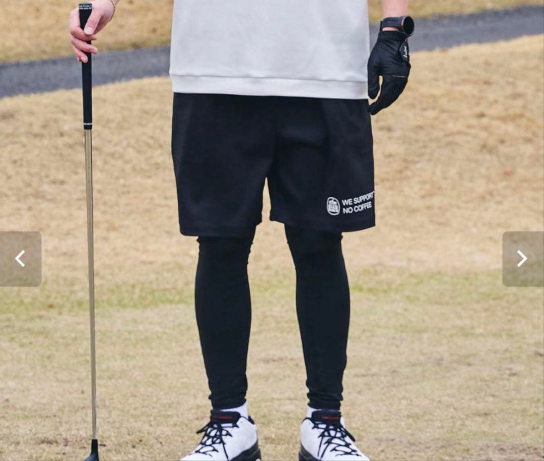 NO COFFEE × CLUBHAUS NYLON SHORT PANT Ｍ