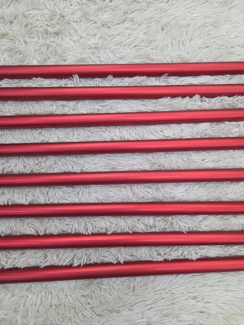 スノーピーク　ウイングポール　レッド280cm☓2セット