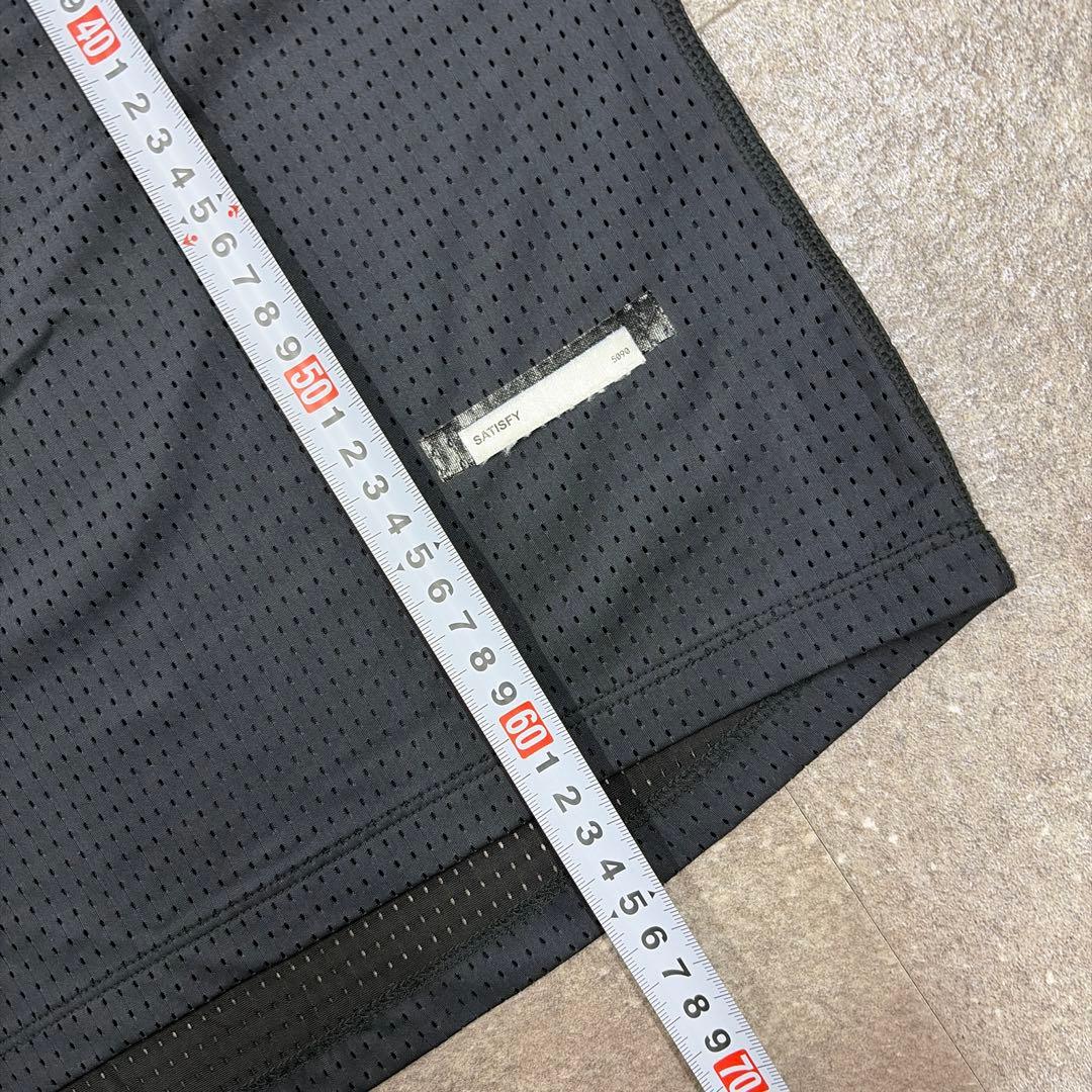 SATISFY ランニングタンクトップ ブラック