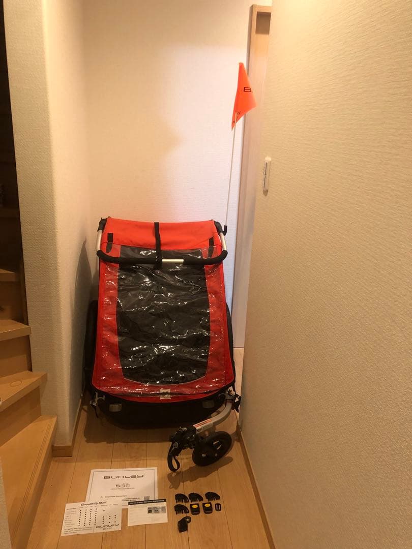 バーレー ハニービーBURLEYHONEY BEE2人乗サイクルトレーラー