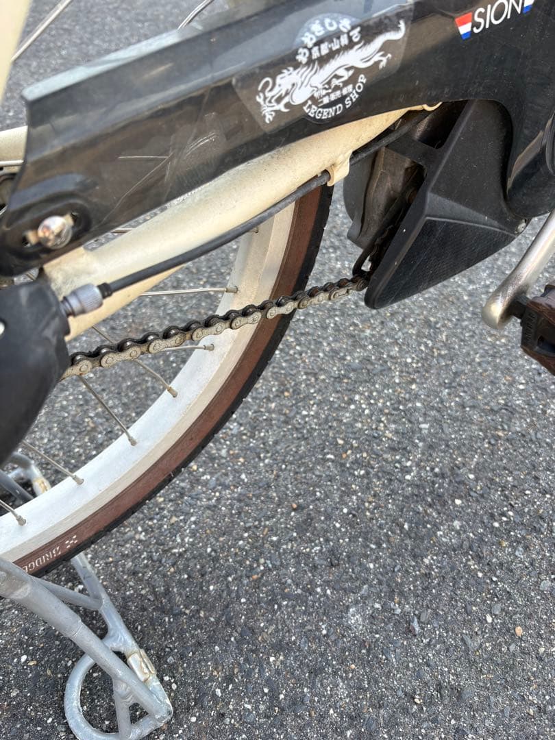 電動自転車ヤマハ　PAS SION 20インチ　クリーム色　即購入NG