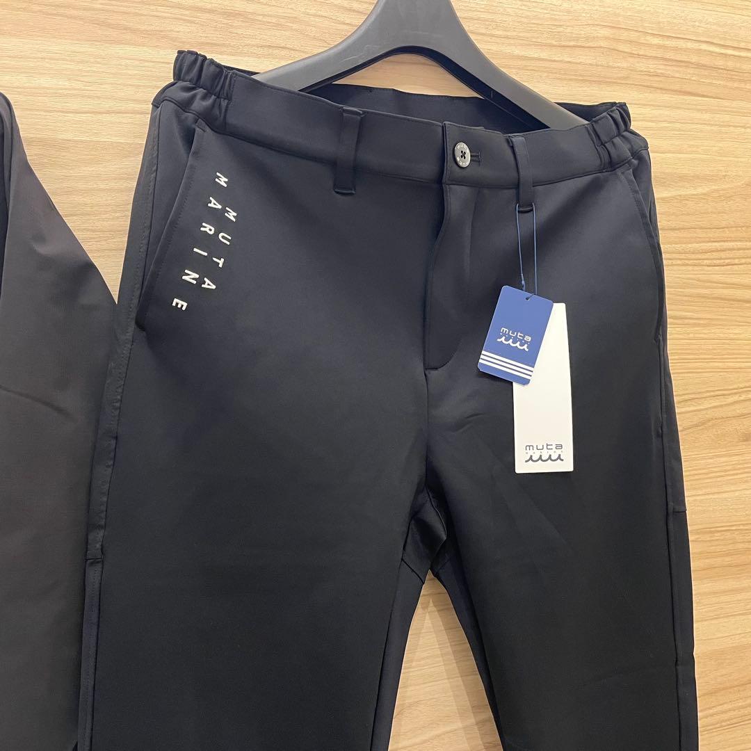 新品★63,800円 ブルゾン＆パンツ 上下2枚セットアップムータマリン 黒 4