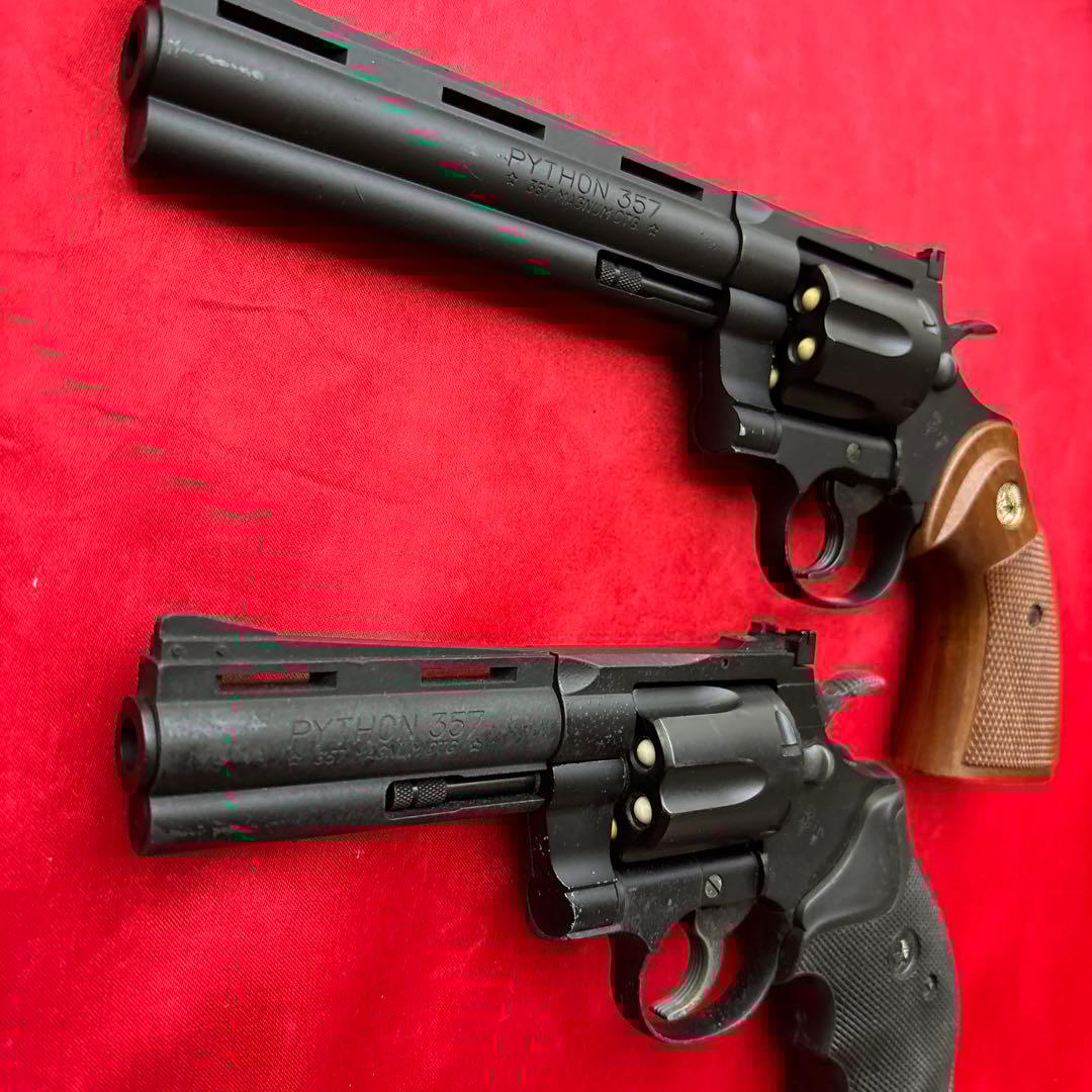 東京マルイ　コルトパイソン　24連射ガスリボルバー2丁セット