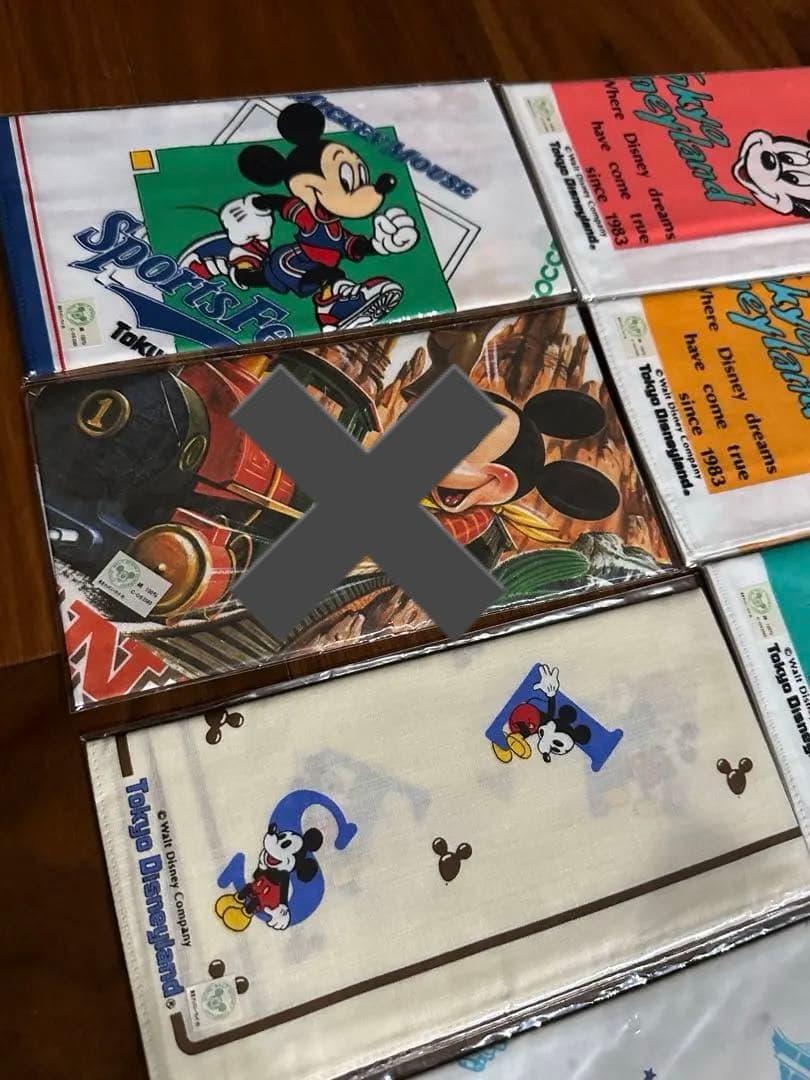 東京ディズニーランド　ハンカチ　当時もの　レア