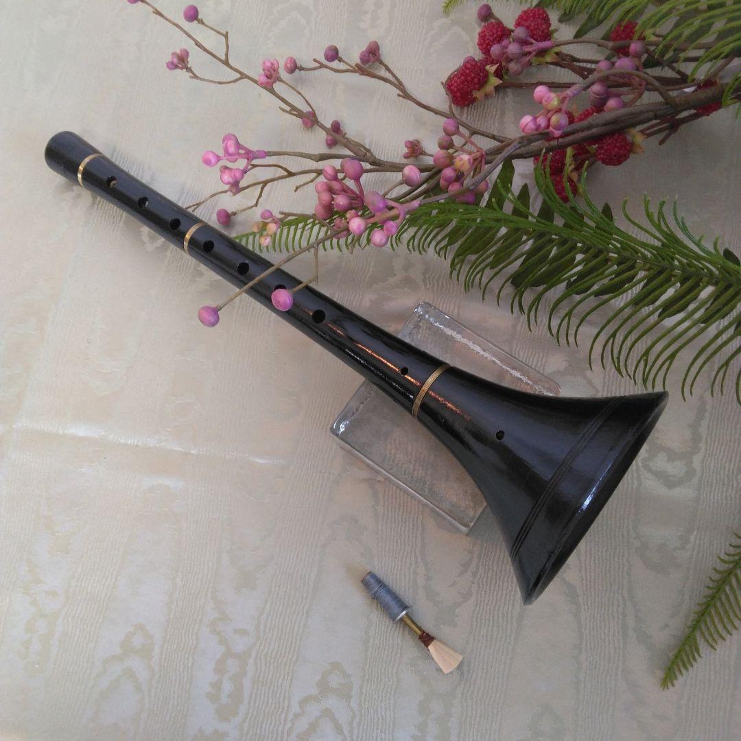 G-257　Zurna ズルナ36cm管　コイル巻き装飾　民族木管楽器　トルコ