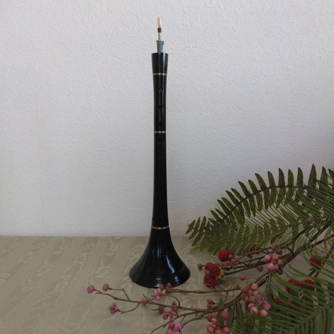 G-257　Zurna ズルナ36cm管　コイル巻き装飾　民族木管楽器　トルコ