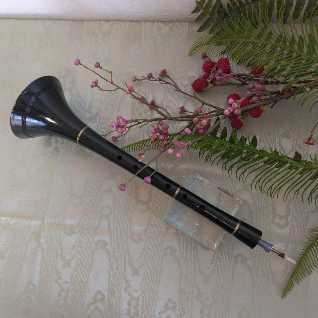 G-257　Zurna ズルナ36cm管　コイル巻き装飾　民族木管楽器　トルコ