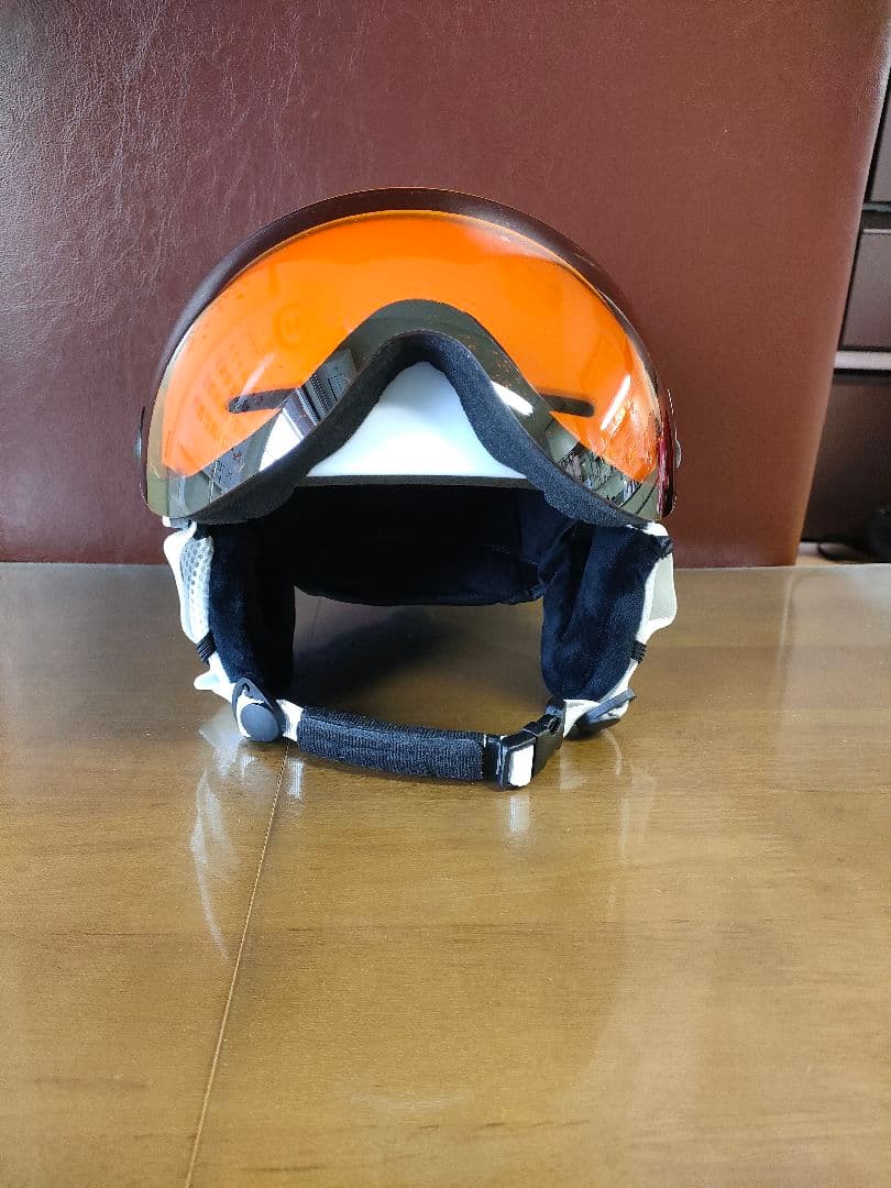 スキー用ヘルメット Lサイズ ホワイト