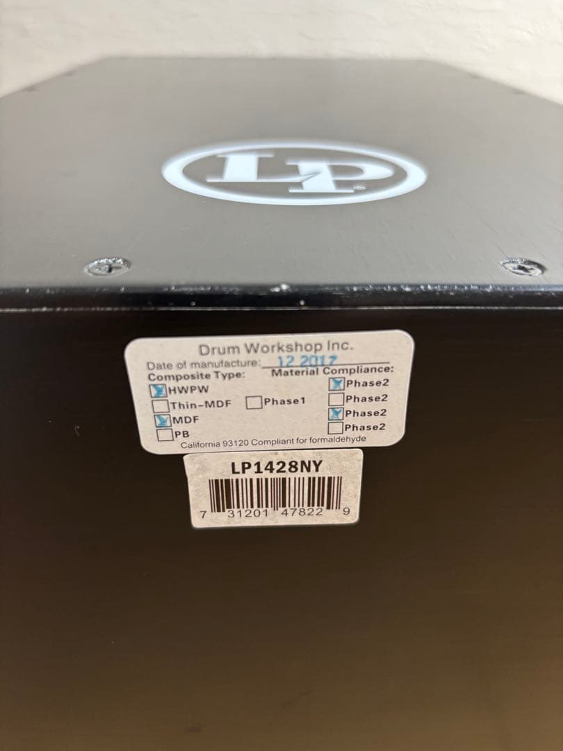 カホン LP 1428NY (ケース付) Black Box ブラックボックス